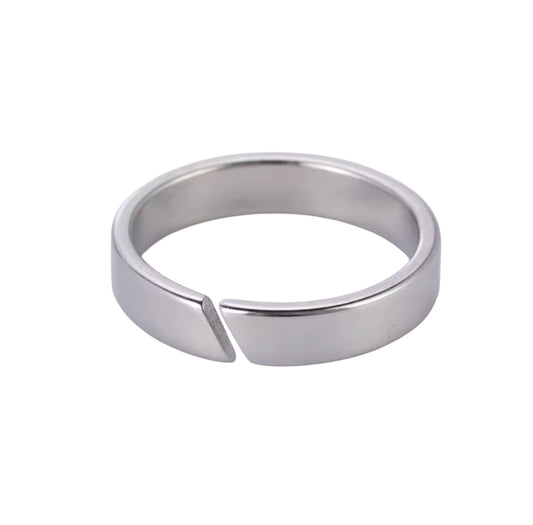 anillo ACERO SILVER UNSIZE MINIMAL